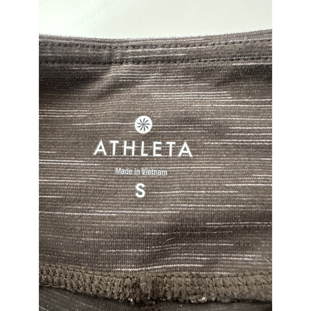 Athleta Leggings Women's Small Brown‎ Athletic Yoga Gym Athleisure Workout - Picture 3 of 6